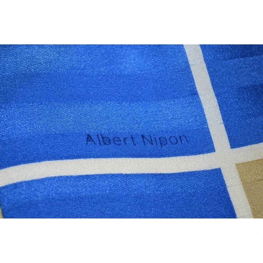 Vtg 60s Albert Nipon Square Scarf 30X30  Floral square‎ style
